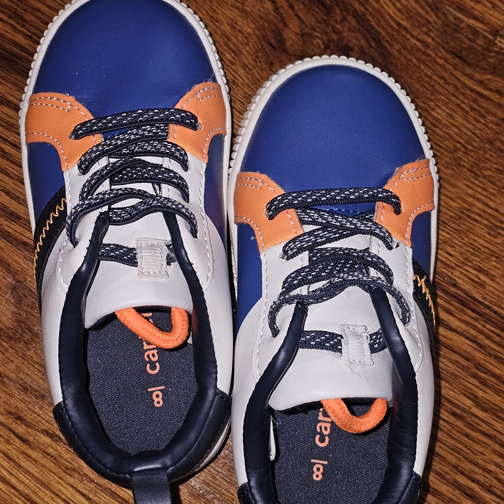 Carter's Kids Blue and Orange Sneakers